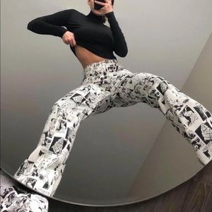 Reformation Newsprint High Rise Jeans